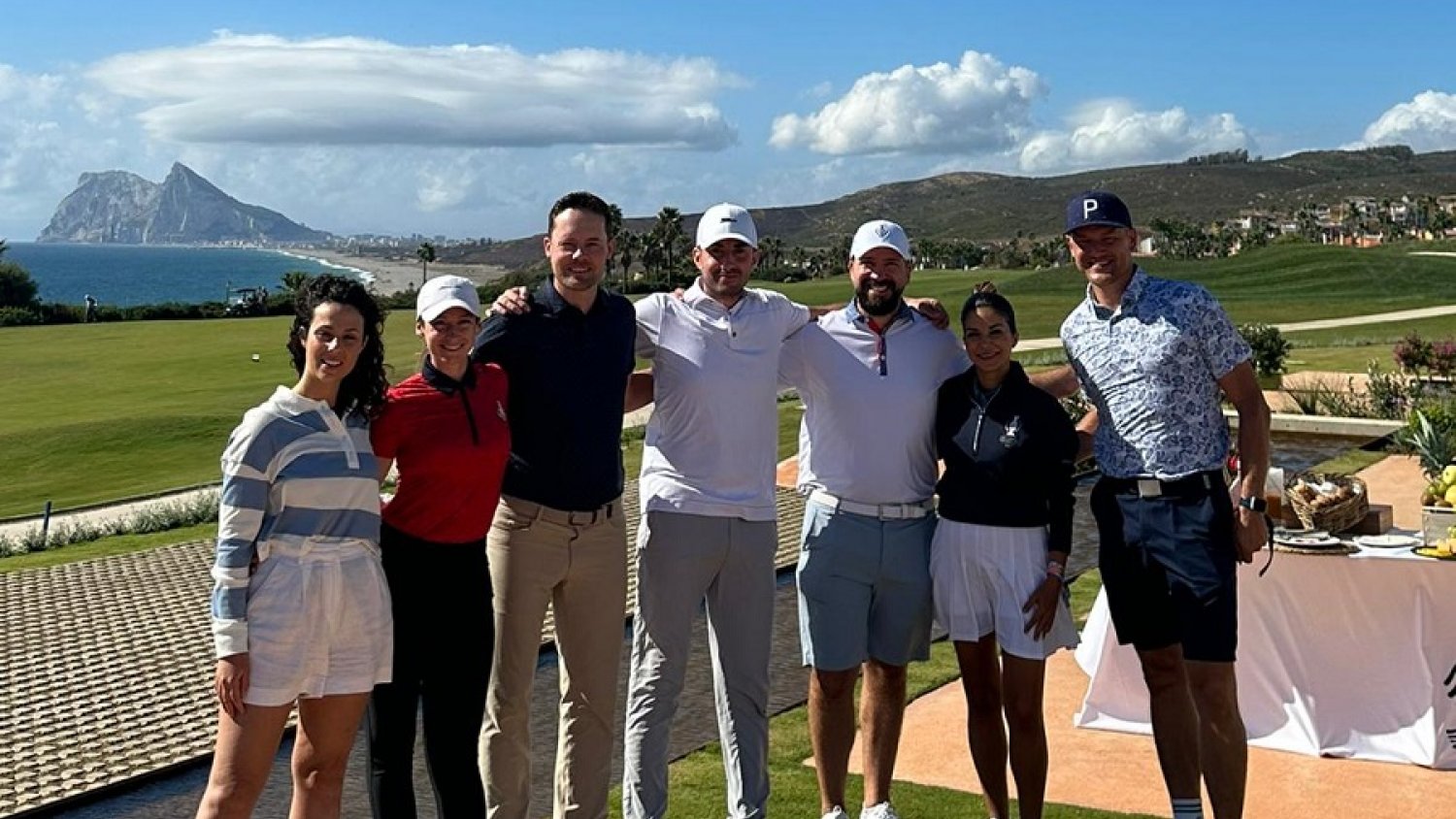 Influencers y creadores de contenido de Europa y EE.UU conocen la oferta de golf de la Costa de Sol