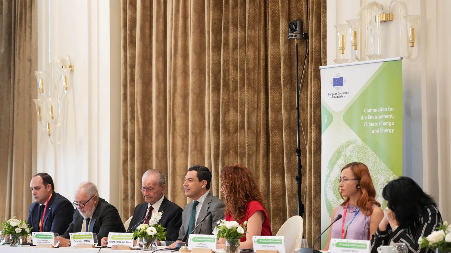 Moreno recaba apoyos en la UE para que se reconozca la singularidad climática de Andalucía 