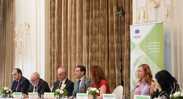 Moreno recaba apoyos en la UE para que se reconozca la singularidad climática de Andalucía 
