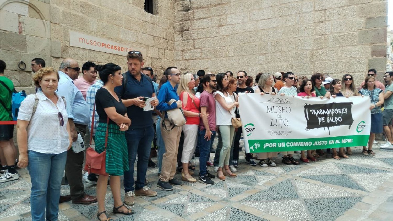 Podemos e IU reclaman al alcalde de Málaga que medie para resolver el conflicto en el Museo Picasso