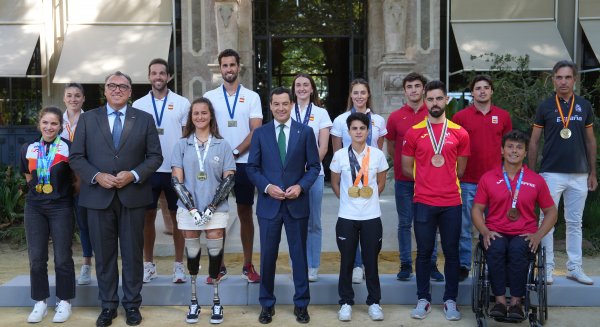 Deportistas andaluces homenajeados por ser ejemplo de entrega, disciplina e inspiración para los jóvenes