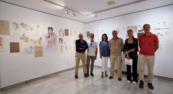 Cinco artistas recopilan sus obras en torno a 'De(s)nudos' en las salas Mingorance del Archivo Municipal de Málaga