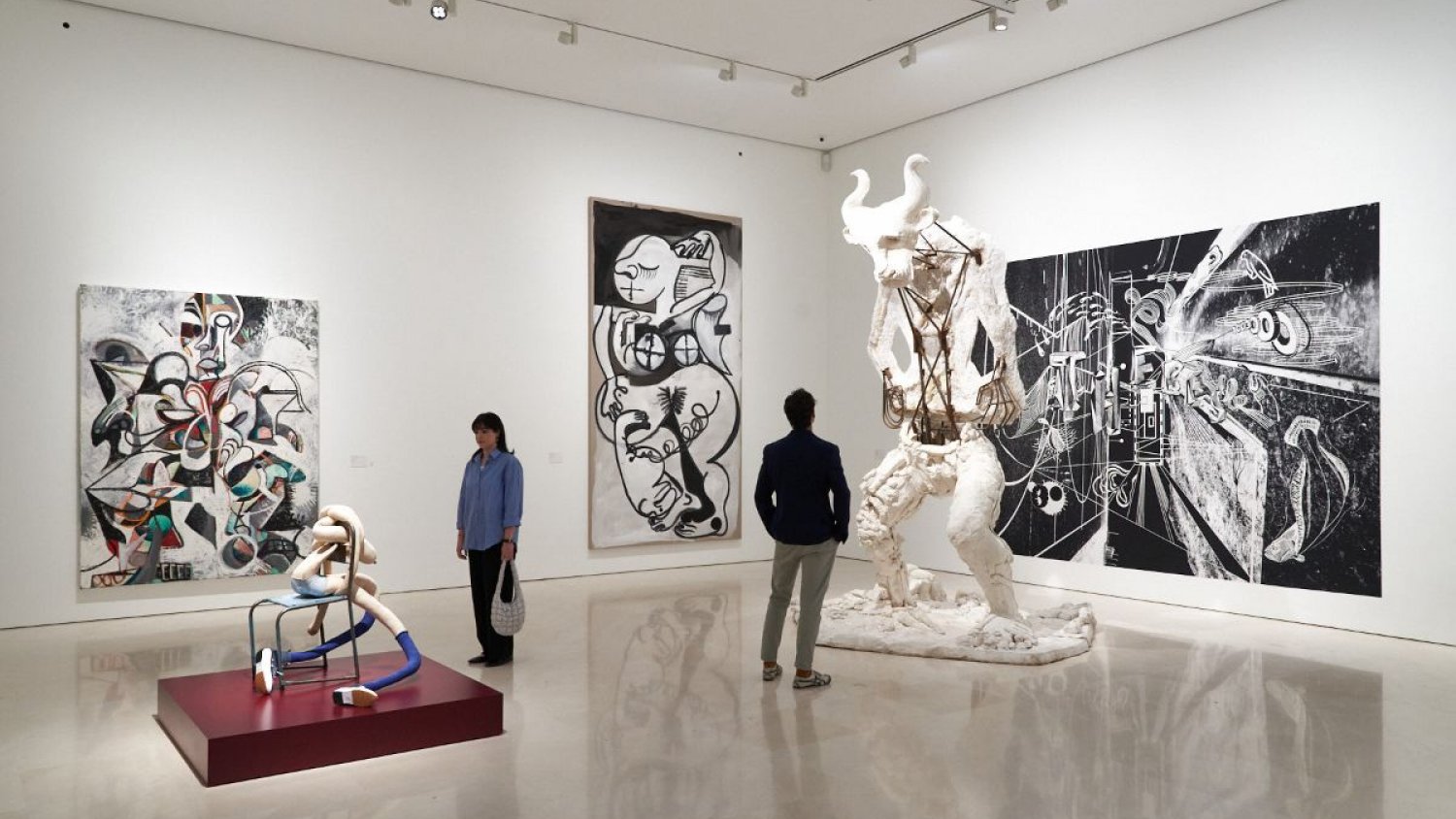 Abierta al público la exposición 'El eco de Picasso' con 85 obras de 54 creadores