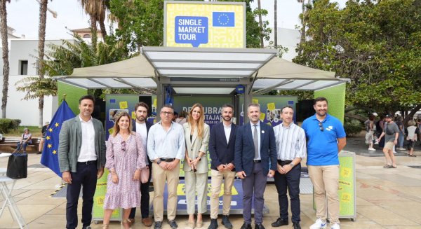 Diputación de Málaga colabora con la UE en una exposición itinerante sobre los 30 años del mercado interior europeo