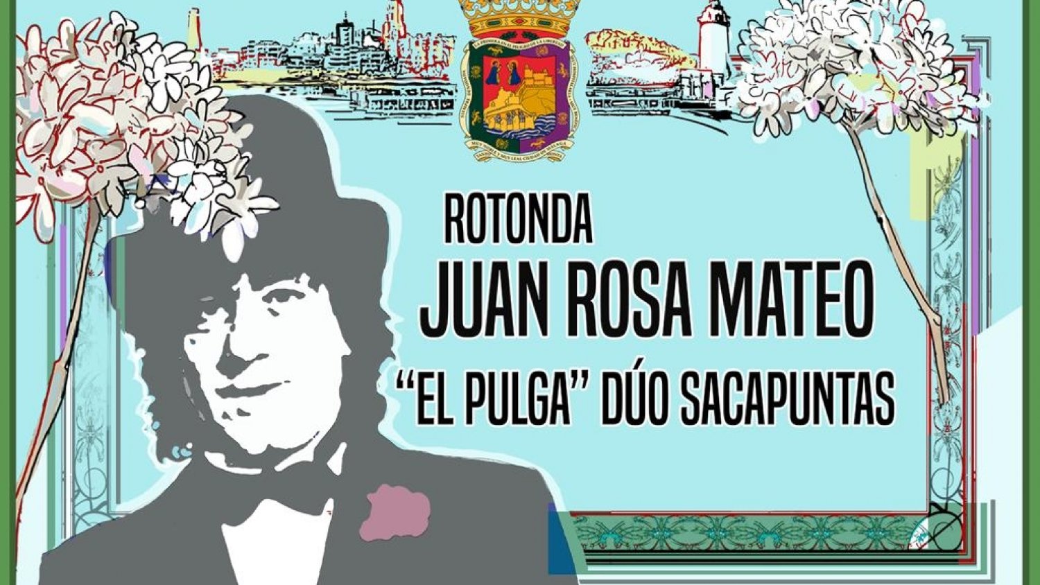 Una placa en una rotonda del Real Cortijo de Torres recordará la figura del humorista Juan Rosa 'El Pulga'