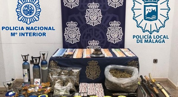 Desarticulada en Málaga una red dedicada a la venta y distribución del 'gas de la risa' y otras sustancias 