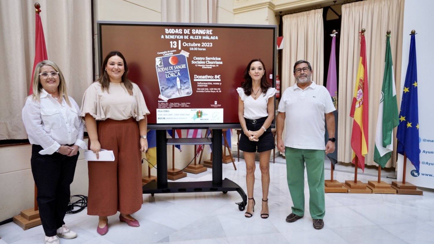 El Centro de Servicios Sociales de Churriana acoge una obra de teatro solidaria a beneficio de ALCER