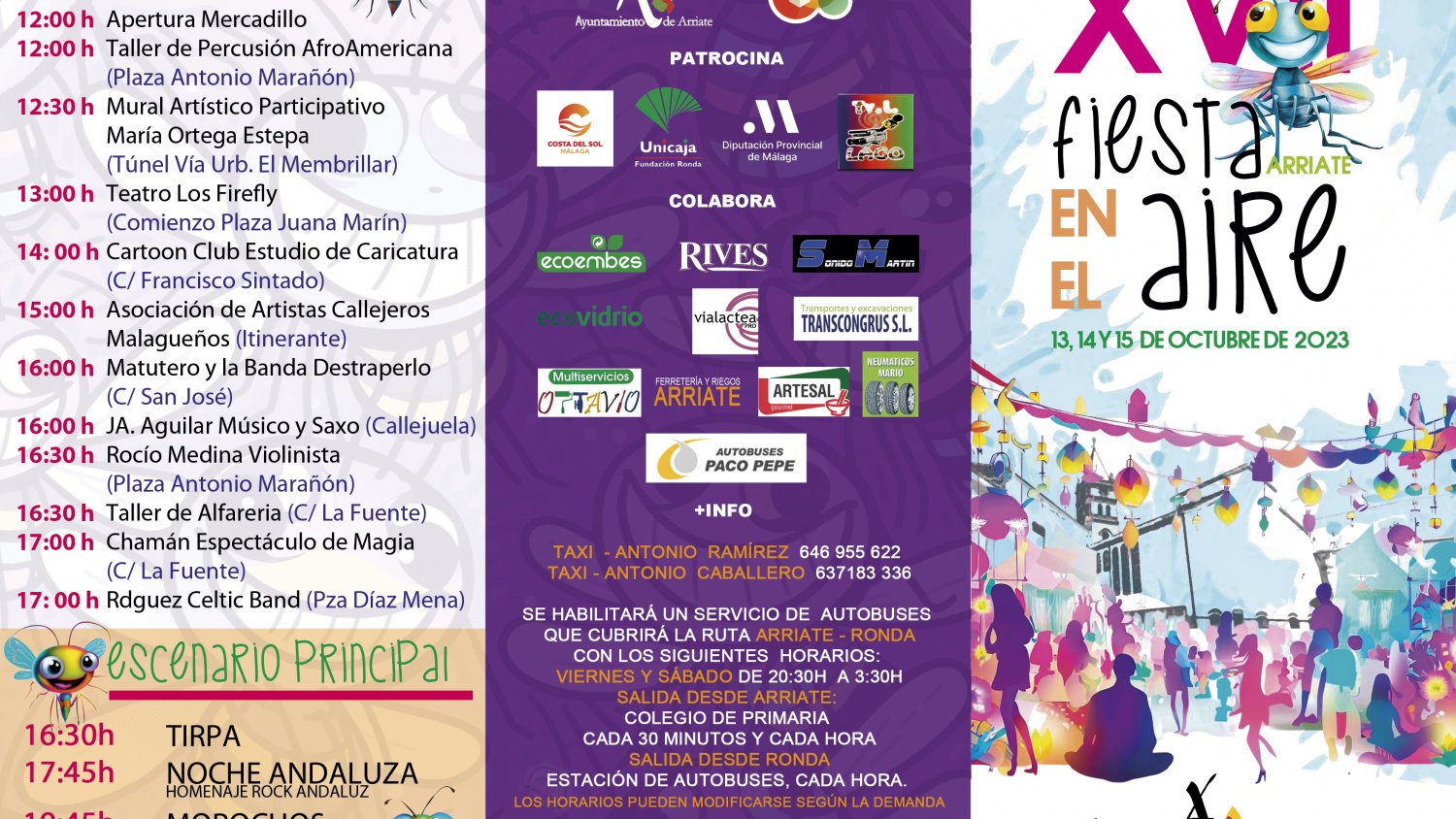 Arriate celebra su XVII Fiesta en el Aire del 13 al 15 de octubre