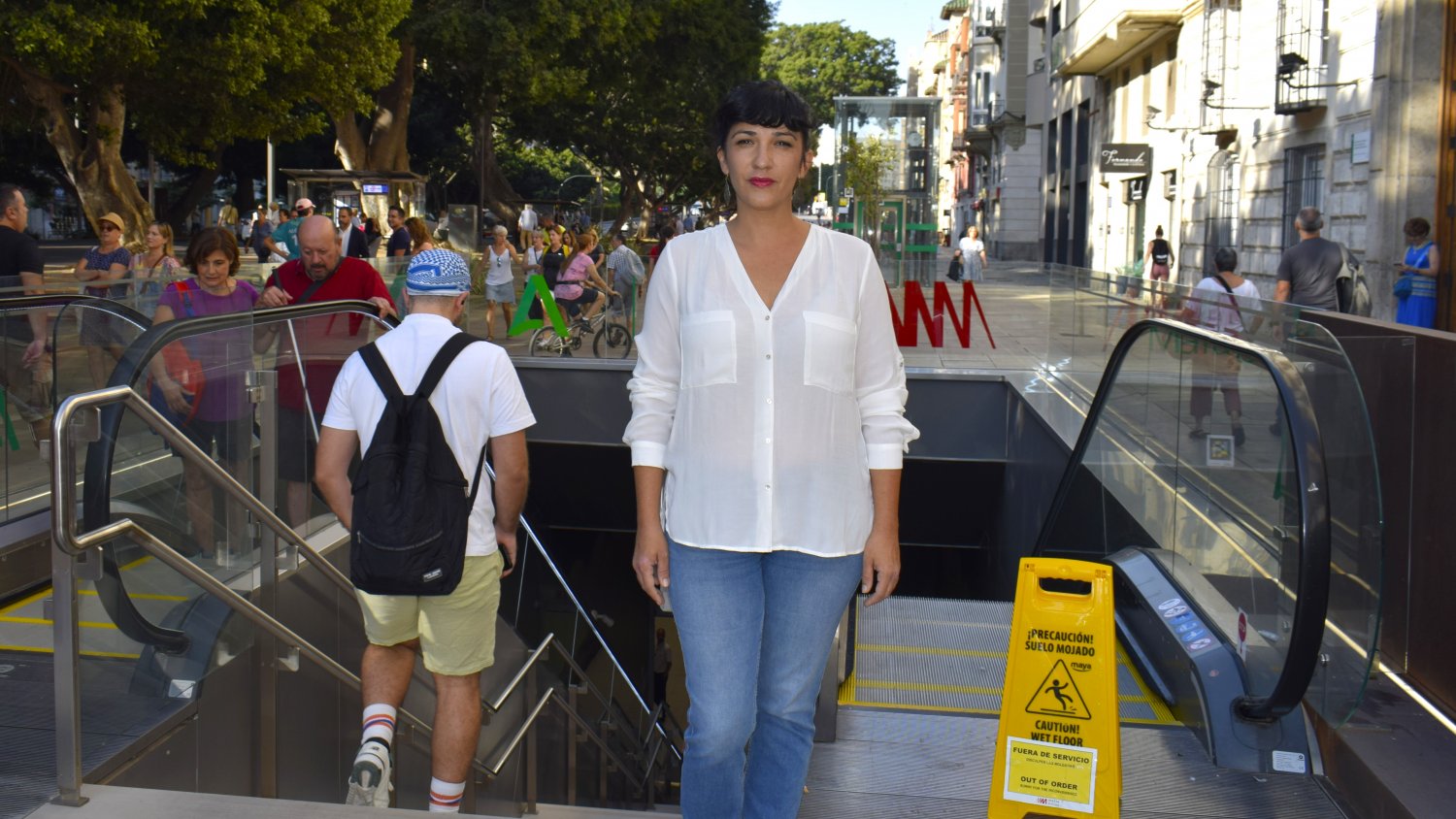 Con Málaga pide a la Junta y al Ayuntamiento un 'compromiso firme' con la extensión del Metro hasta El Palo y el PTA