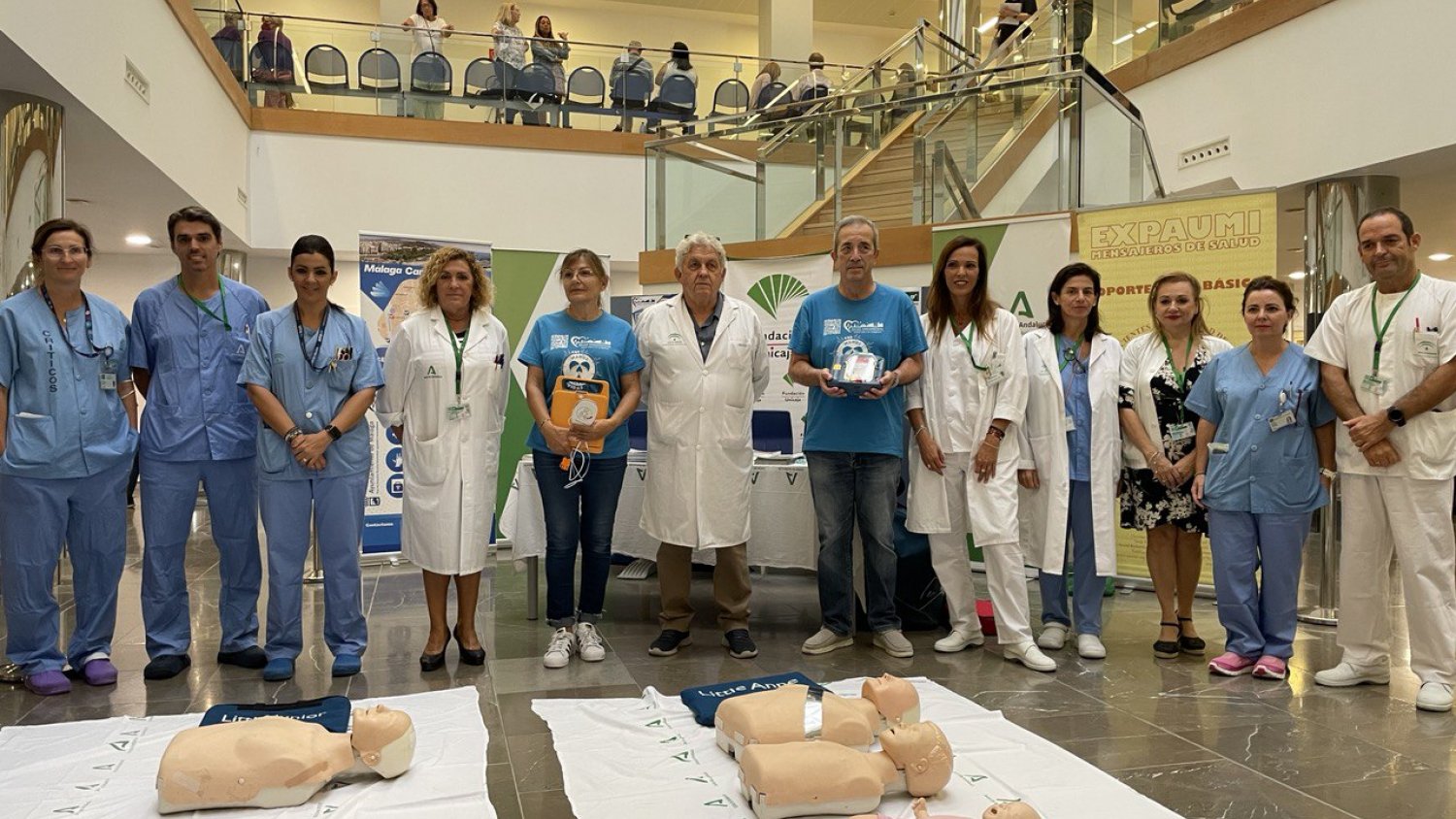 Alrededor de 5.000 ciudadanos reciben formación en técnicas de reanimación cardiopulmonar en el Clínico de Málaga