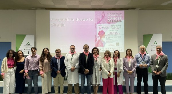 Asociaciones malagueñas vinculadas al cáncer de mama se reúnen en el hospital Clínico junto a especialistas 