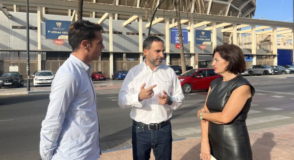 El PSOE de Málaga exige la remodelación 'urgente' de La Rosaleda para acoger el Mundial de Fútbol 2030