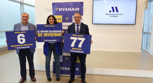 La oferta de plazas aéreas de octubre a diciembre hacia la Costa del Sol se incrementa un 23,4% más que en 2022