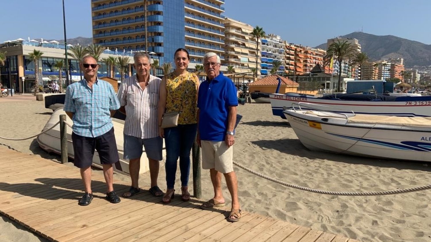 La playa de Los Boliches acoge este lunes una nueva escenificación de La Tirada del Copo