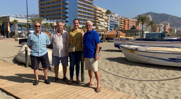 La playa de Los Boliches acoge este lunes una nueva escenificación de La Tirada del Copo