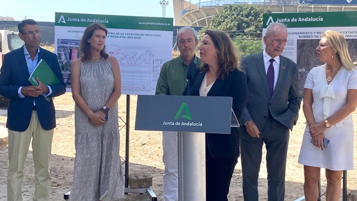 Concluyen las obras del Bombeo de La Rosaleda 
