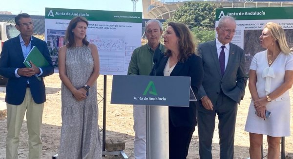 Concluyen las obras del Bombeo de La Rosaleda 
