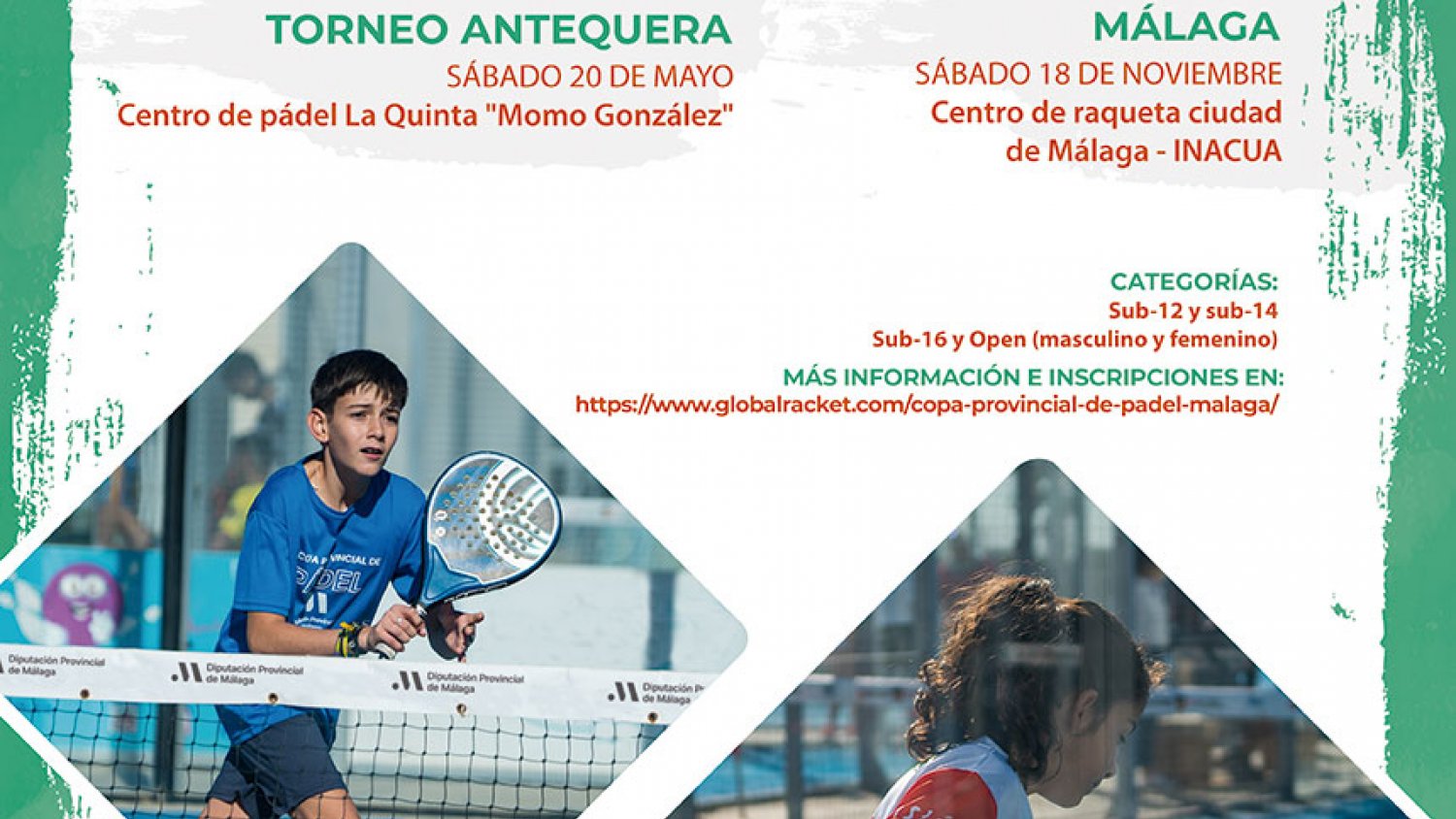 Estepona acoge este sábado el torneo de la III Copa Provincial de Pádel Diputación de Málaga