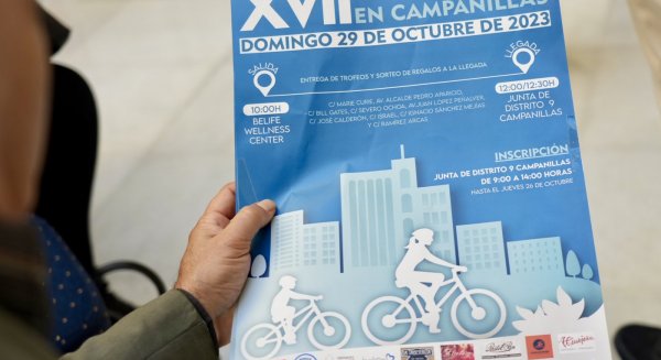 El Día del Pedal de Campanillas alcanza su XVII edición el domingo 29 de octubre
