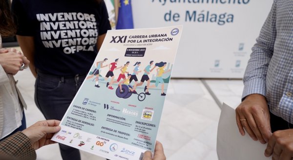 La XXI Carrera Urbana por la Integración se celebrará el próximo 5 de noviembre en el Parque de Huelin