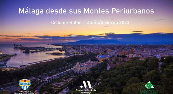 La Diputación apoya una iniciativa senderista para recorrer diez montes del entorno de Málaga