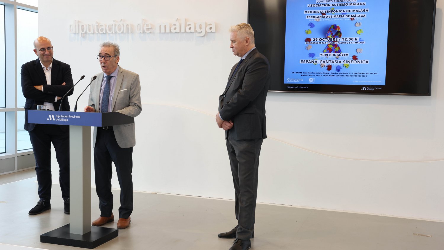 El auditorio de la Diputación de Málaga acoge un concierto a beneficio de las personas con autismo