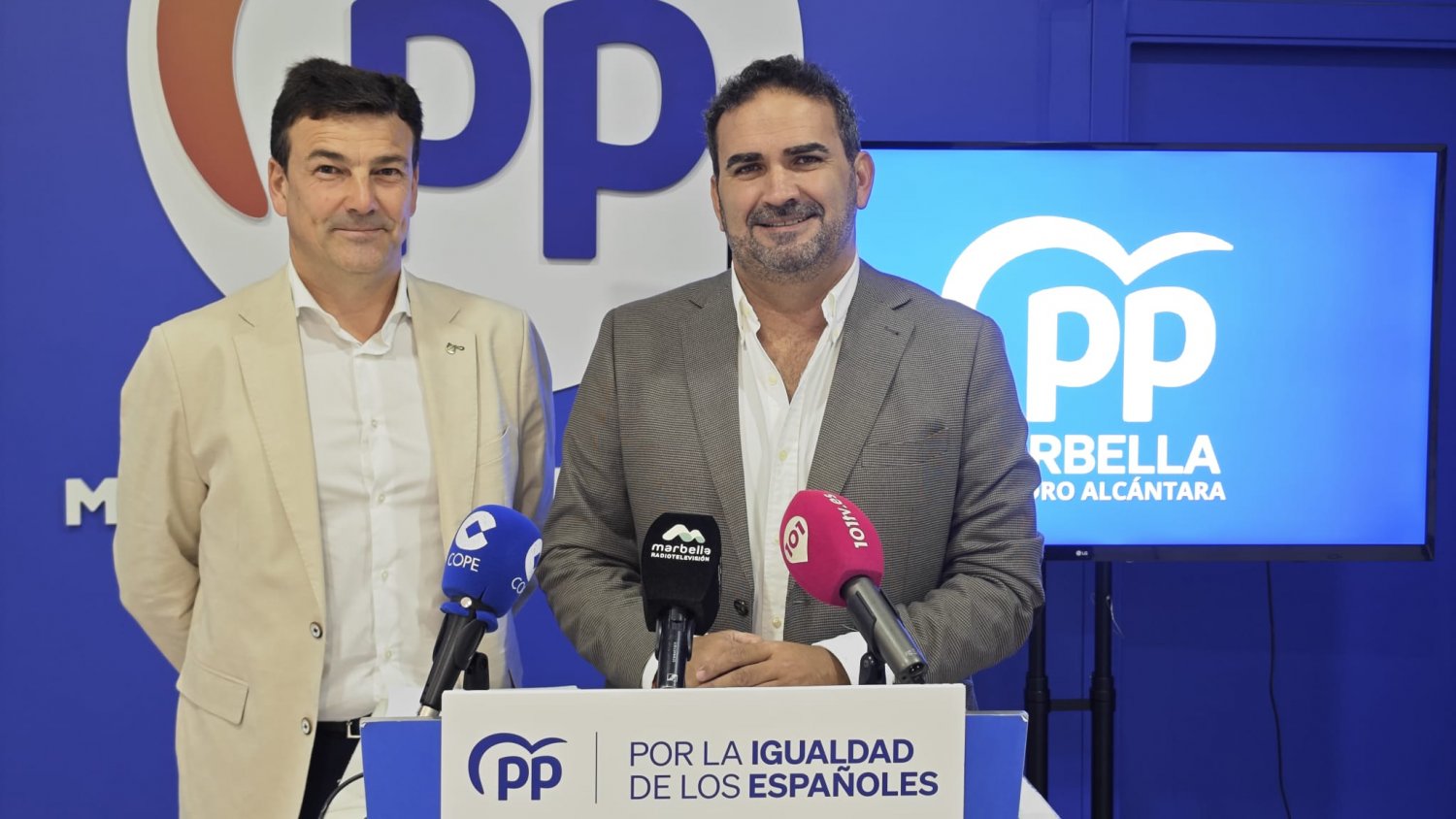 PP de Marbella convoca una concentración contra la amnistía para el 29 de octubre en Calle Larios