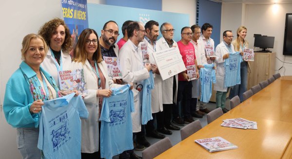 Asociaciones donan 10.000€ al Hospital Regional de Málaga e Ibima para investigar la leucemia aguda linfoblástica infantil