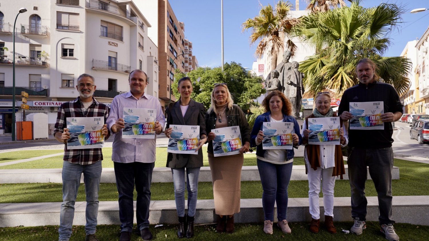 Málaga impulsa la II fase del proyecto de decoración de comercios en los barrios de Capuchinos, la Victoria y Olletas 