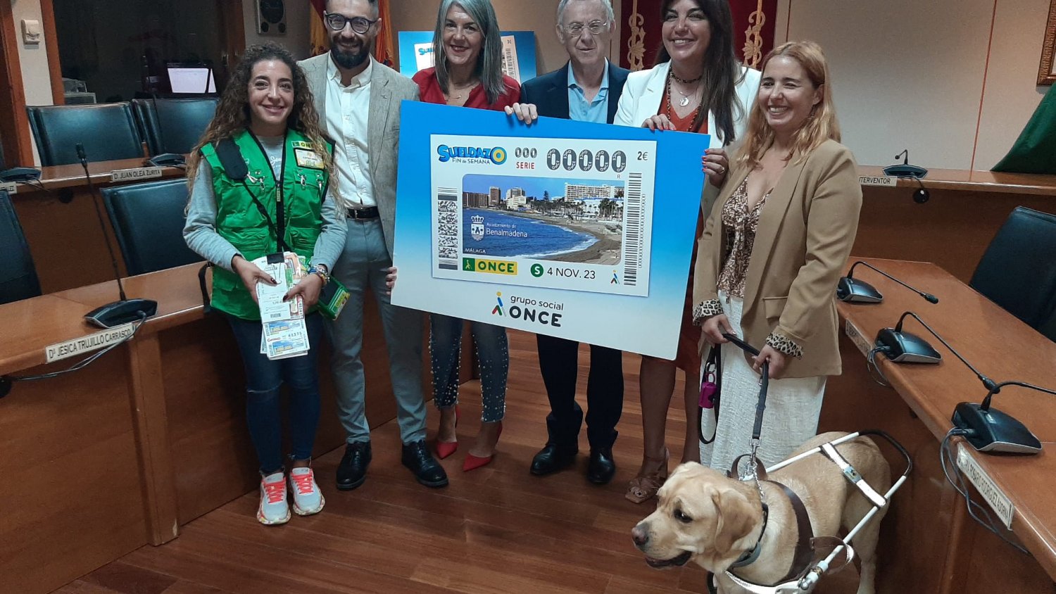 La ONCE va a dedicar su cupón del próximo sábado a Benalmádena