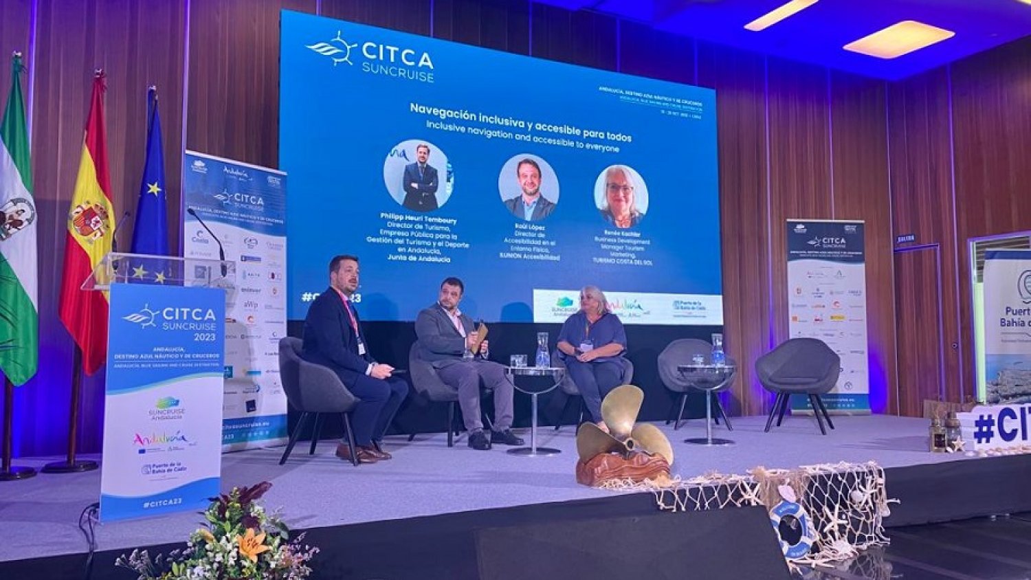 Costa del Sol participa en el principal foro de cruceros de Andalucía para reafirmar su compromiso con la sostenibilidad y la accesibilidad del destino