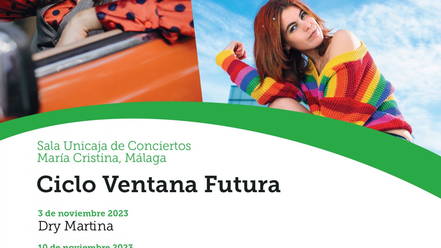 El pop indie llega a la Sala Unicaja de Conciertos María Cristina con Dry Martina, Ballena y Jornada B