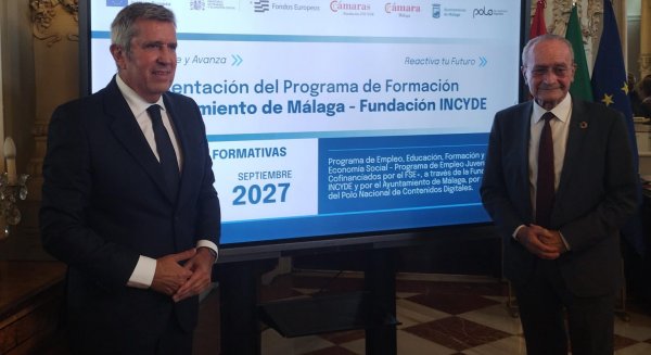 Ayuntamiento de Málaga y Fundación INCYDE firman dos convenios de emprendimiento digital hasta 2027