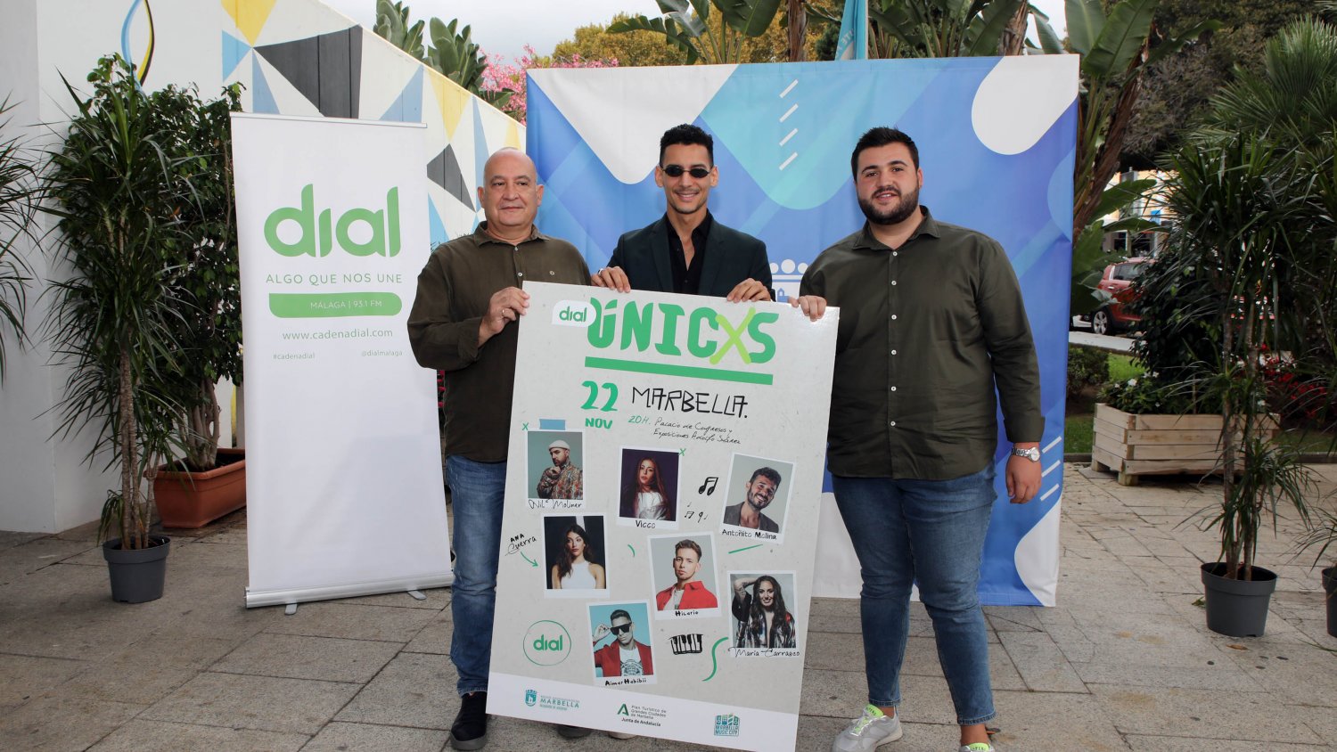 Marbella acoge el 22 de noviembre el concierto Dial Únicxs con artistas como Vicco, María Carrasco o Aimar Habibi