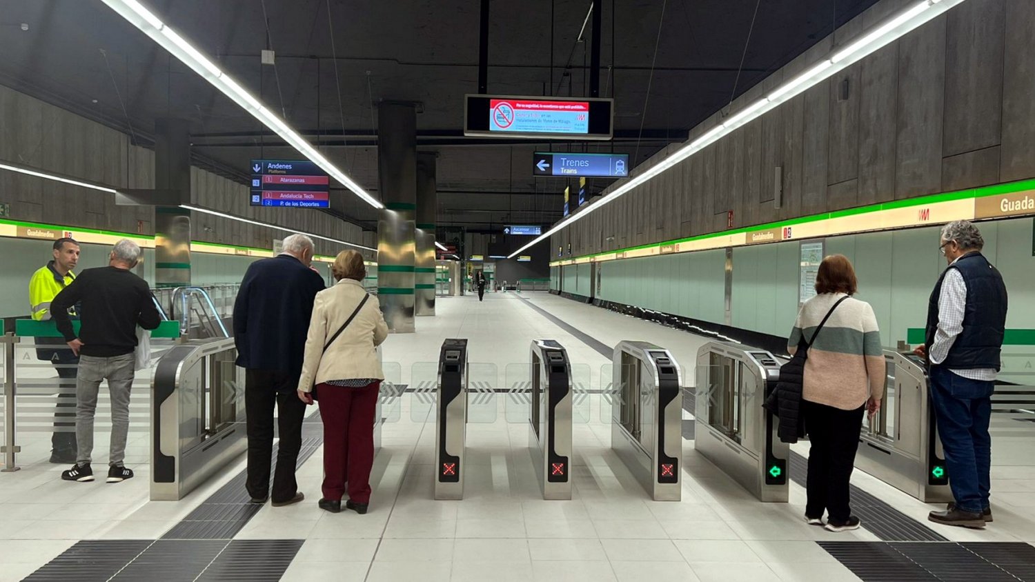 La Junta adjudica el primer tramo de la prolongación de la Línea 2 del metro de Málaga hasta el Hospital Civil