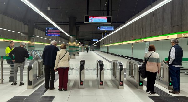 La Junta adjudica el primer tramo de la prolongación de la Línea 2 del metro de Málaga hasta el Hospital Civil