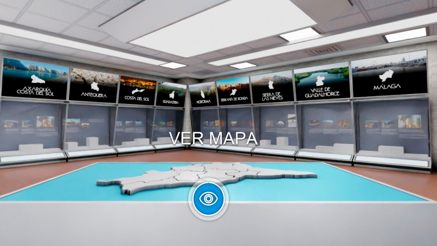 La Diputación estrena 'Málaga 360º', un visor aéreo que permite observar los 103 municipios de la provincia
