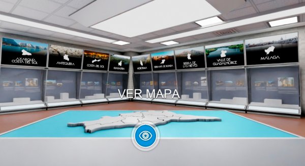 La Diputación estrena 'Málaga 360º', un visor aéreo que permite observar los 103 municipios de la provincia