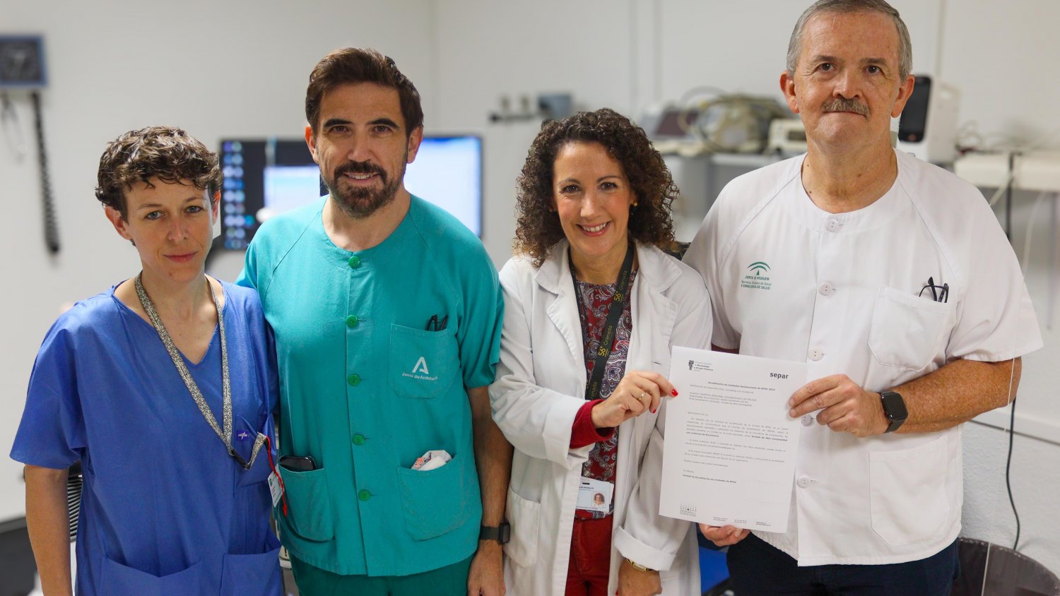 La Unidad de EPOC del Hospital Regional de Málaga, reconocida como excelente por la SEPAR