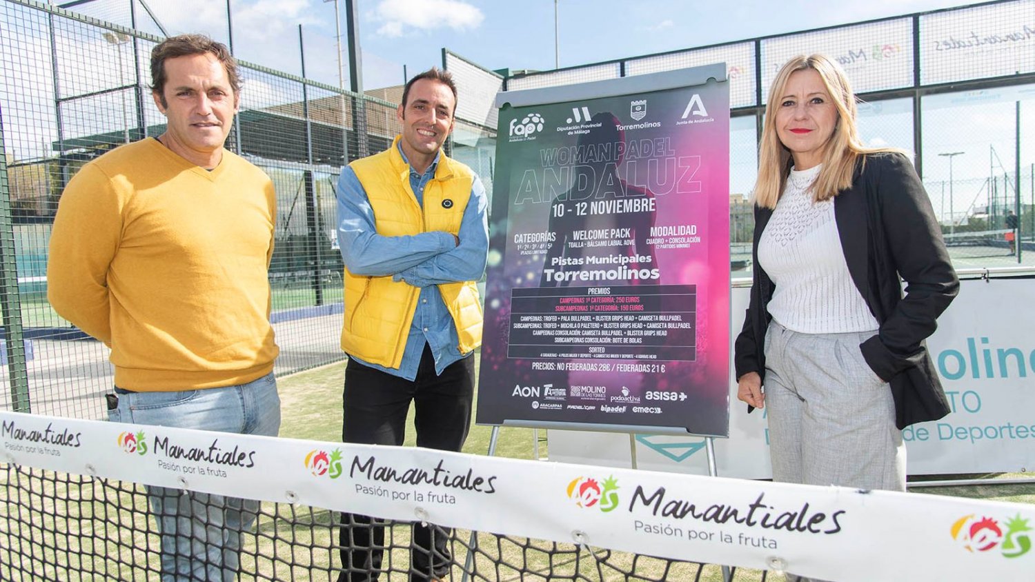 Torremolinos acoge del 10 al 12 de noviembre el torneo Woman Pádel Andaluz