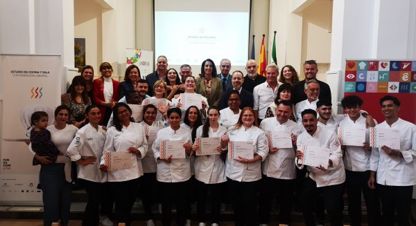 La Noria y la Fundación El Pimpi forman en cocina y sala a 16 personas en situación de vulnerabilidad