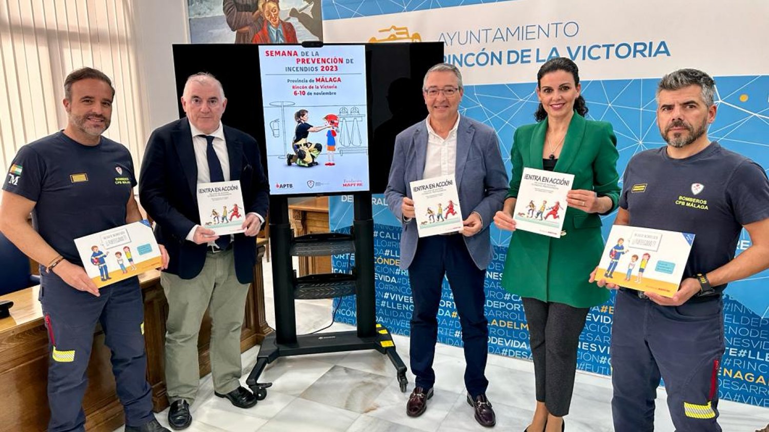 El Consorcio Provincial de Bomberos impulsa en Rincón de la Victoria la Semana de la Prevención de Incendios 2023