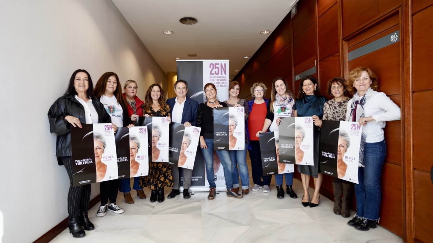 Málaga conmemorará el 25N con diversas actividades y una campaña sobre la violencia de género a mujeres mayores