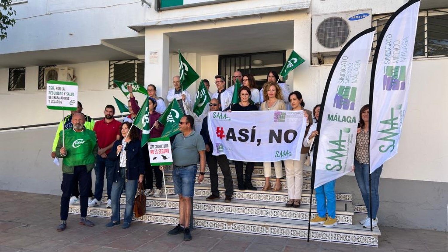 El Sindicato Médico de Málaga denuncia el abandono del consultorio de Cártama por parte de la Junta de Andalucía
