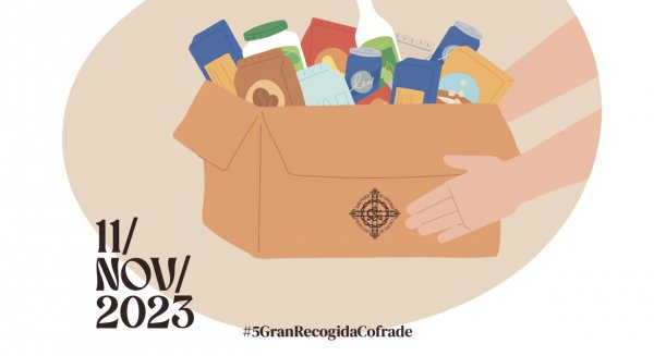 El 11 de noviembre tendrá lugar en Málaga la quinta edición de la Gran Recogida Cofrade de Alimentos 
