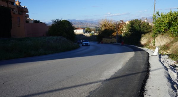 Finalizan las obras de renovación de la red de agua en la Av. Fuengirola de Coín que financia Diputación de Málaga