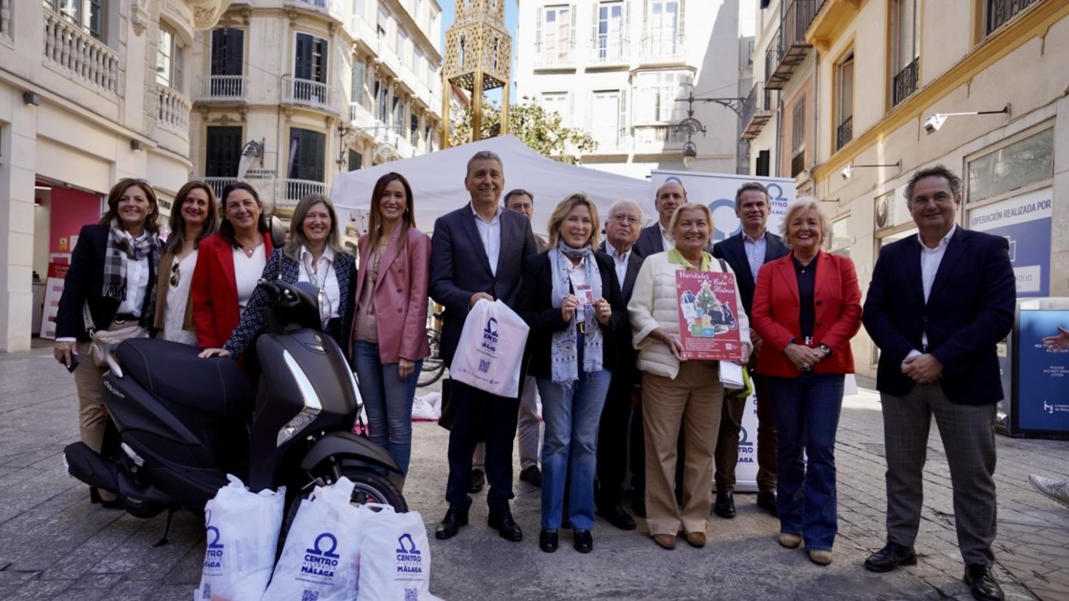 La nueva campaña de Navidad de la Asociación Centro Histórico de Málaga apuesta por un comercio 'sostenible'