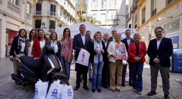 La nueva campaña de Navidad de la Asociación Centro Histórico de Málaga apuesta por un comercio 'sostenible'