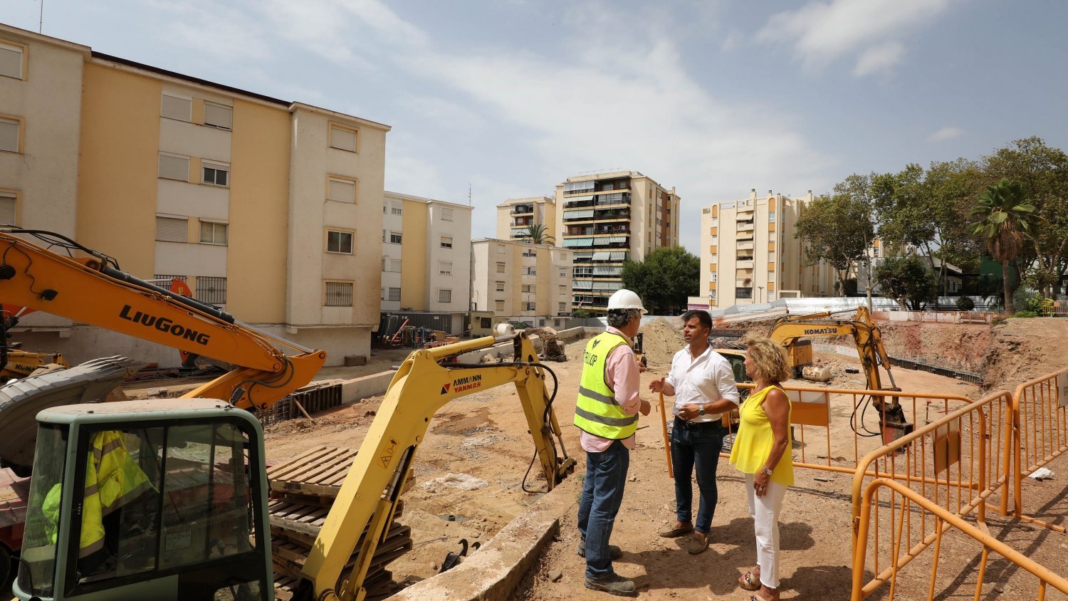 La construcción del aparcamiento de calle Doha en Marbella entra en una nueva fase con el inicio de los trabajos de vaciado