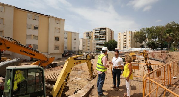 La construcción del aparcamiento de calle Doha en Marbella entra en una nueva fase con el inicio de los trabajos de vaciado